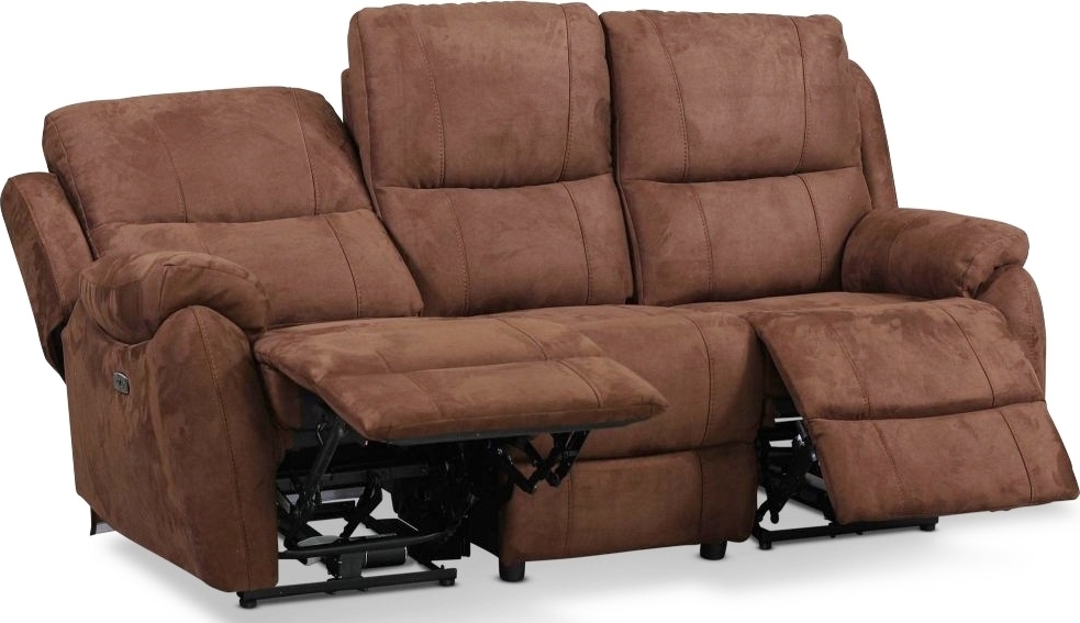 Enjoy Hollywood reclinersofa - 3-seter (elektrisk) i brunt mikrofiberstoff Enjoy Hollywood reclinersofa - 3-seter (elektrisk) i brunt mikrofiberstoff