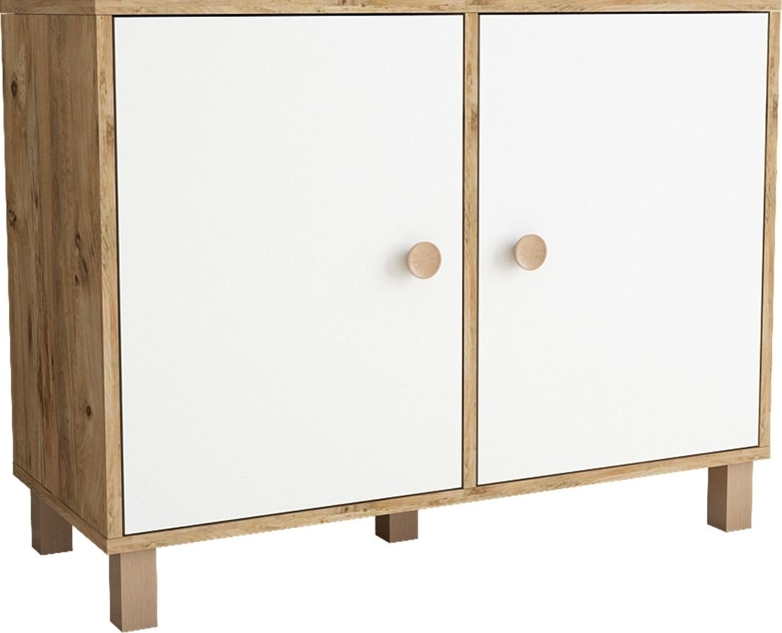 Vilamo skap 35 - Furu/hvit Vilamo skap 35 - Furu/hvit