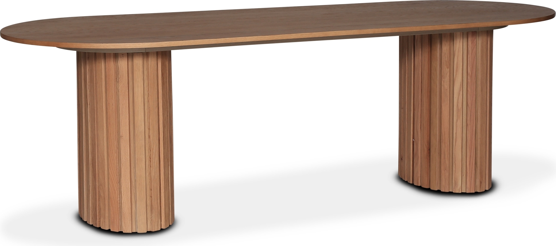 PiPi ovalt spisebord 240 cm - Oljet eik