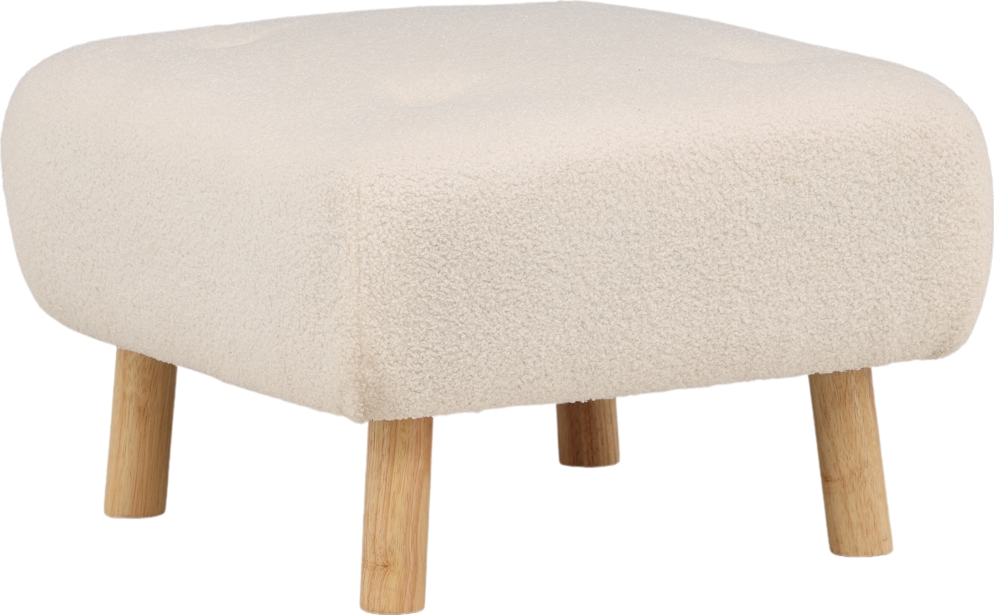 Salina puff - Hvit teddy Salina puff - Hvit teddy