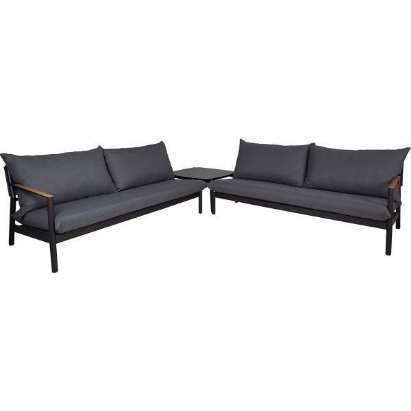 Seattle utesofagruppe - Grå + Flekkfjerner for møbler Seattle utesofagruppe - Grå + Flekkfjerner for møbler