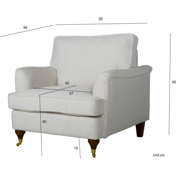 Howard Spirit lenestol - Beige (Manchester) Howard Spirit lenestol - Beige (Manchester)