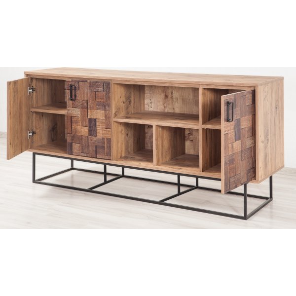 Quantum Medula skjenk - Furu/sort/mnster