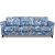 Eker 3-seters sofa i blomsterstoff - Eden Parrot Blue