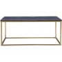 Accent sofabord 110 - Gr marmor/messingfarget understell