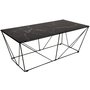 Cube Sofabord - Glass/svart