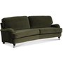Kvarsebro Howard 3-seter hjrnesofa - Mosegrnn (Flyel)