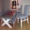 Kundebilde Lova spisestol - Valgfri farge på trekk og stamme!
