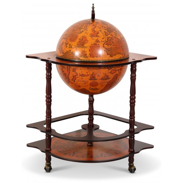 Michelangelo barglobus modell 11 - Brun vintage