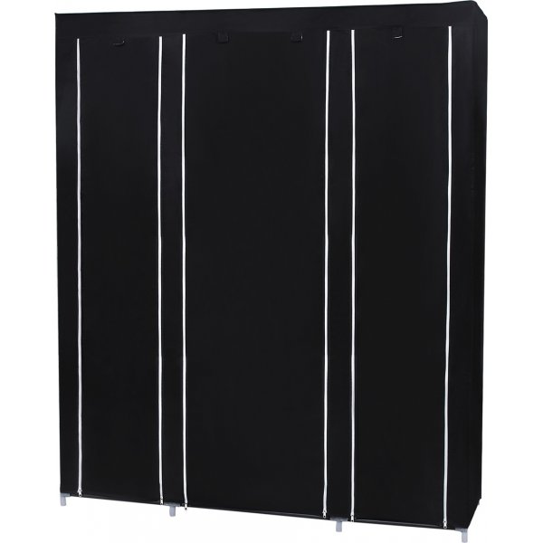 Prescott garderobe 150 x 175 cm - Sort Prescott garderobe 150 x 175 cm - Sort