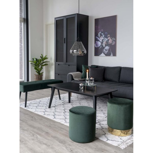 Ejby sittepuff - Mørkegrønn Ejby sittepuff - Mørkegrønn