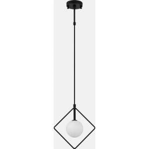 Geometri taklampe 11095 - Sort/hvit