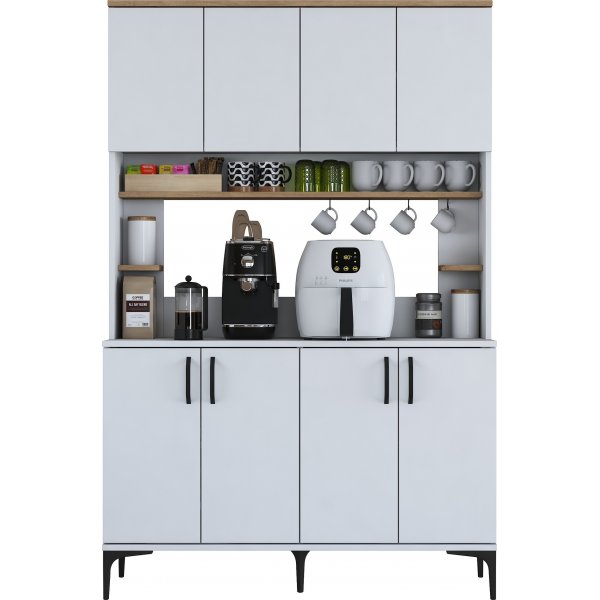 Jeriko kjøkkenskap 176 - Hvit/valnøtt Jeriko kjøkkenskap 176 - Hvit/valnøtt