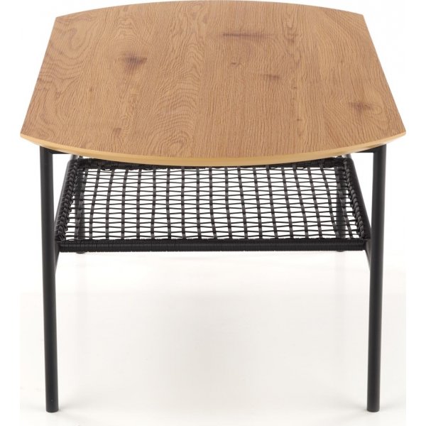 Bak salongbord 105 x 55 cm - Eik/sort Bak salongbord 105 x 55 cm - Eik/sort