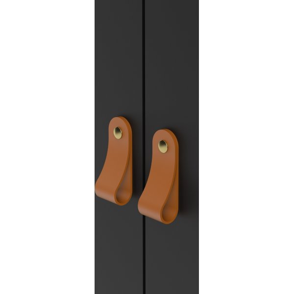 Madrid garderobe med 2 dører - Sort Madrid garderobe med 2 dører - Sort
