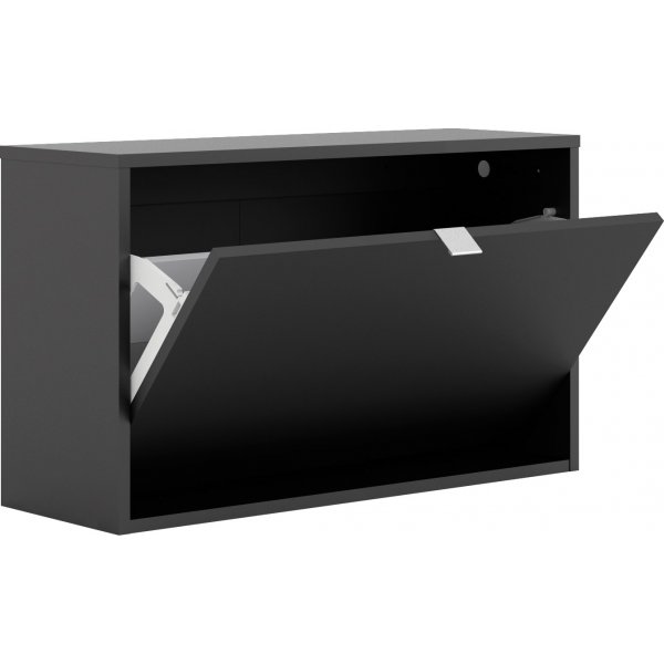 Sko skoskap med 1 rom - Sort Sko skoskap med 1 rom - Sort