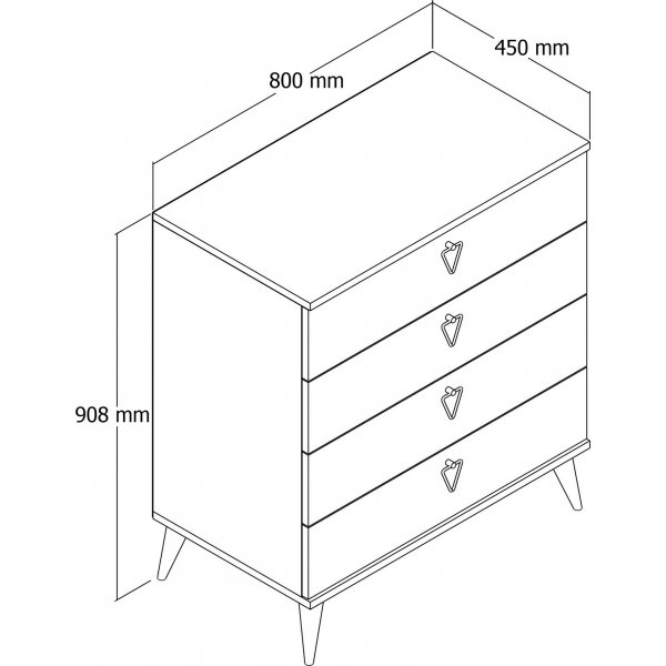Versal kommode - Eik Versal kommode - Eik