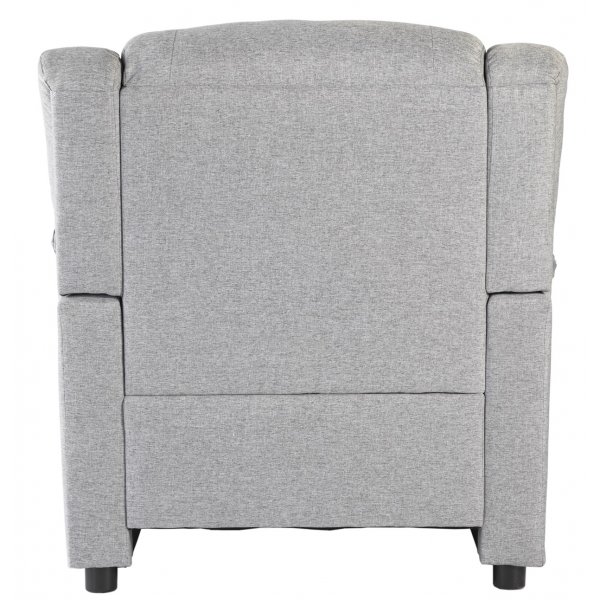 Vera lenestol i grått stoff + Tekstilrens for møbler Vera lenestol i grått stoff + Tekstilrens for møbler