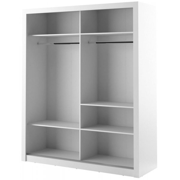 Mervyn garderobe - Hvit