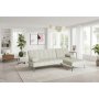 Sovesofa med divan i beige flyel