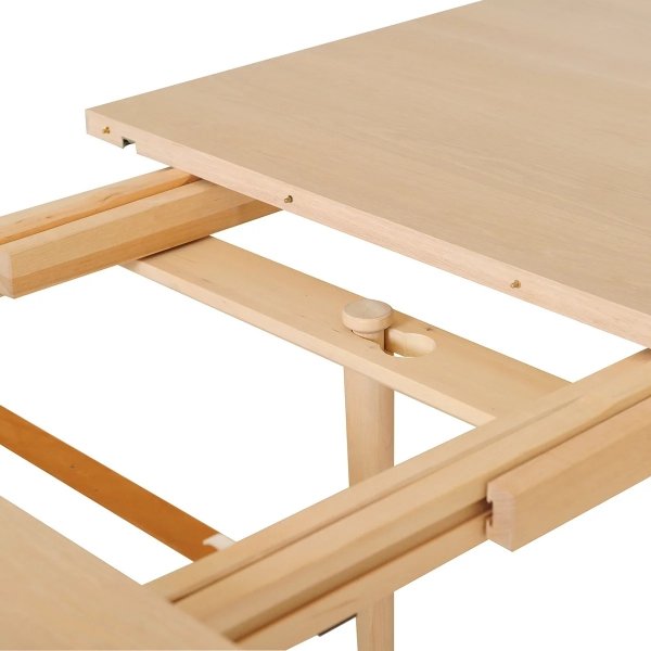 Sandholmen spisebord 220 x 100 cm - Hvitpigmentert eik Sandholmen spisebord 220 x 100 cm - Hvitpigmentert eik