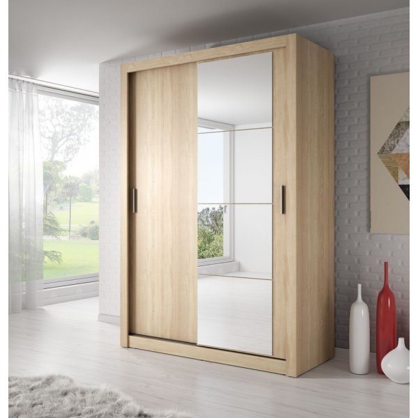 Mervyn garderobe 150 - Sonoma eik Mervyn garderobe 150 - Sonoma eik