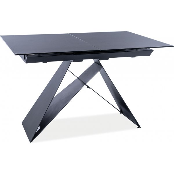 Westin spisebord, 120-160 cm - Svart