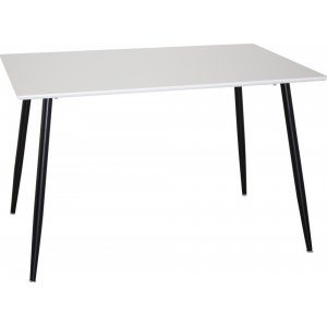 Bridge spisebord, 120 cm - Hvit/svart