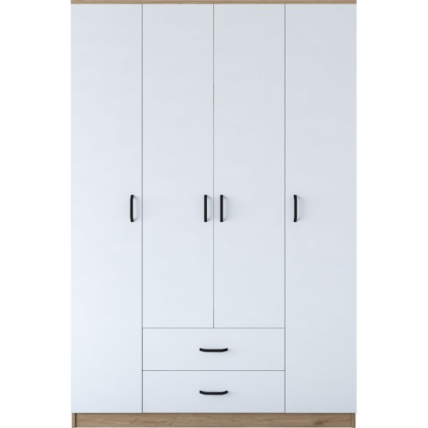 Baden garderobe 12 - Valnøtt/hvit Baden garderobe 12 - Valnøtt/hvit