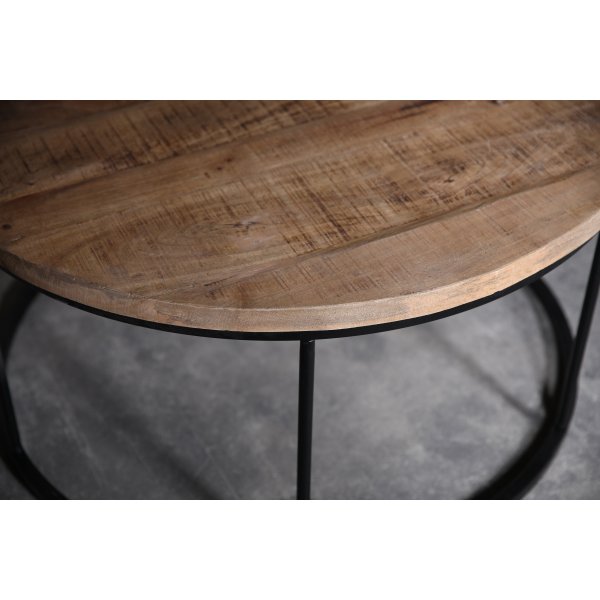 Karl rundt salongbord Ø90 cm - Vintage Karl rundt salongbord Ø90 cm - Vintage