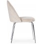 Plaza spisegruppe, marmorbord med 4 st Plaza flyelstoler - Beige/Gr/Svart