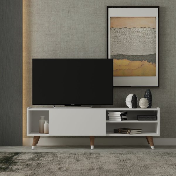 Crassia mediabenk - Hvit Crassia mediabenk - Hvit