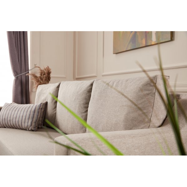 Doga 3-seters sovesofa - Cream