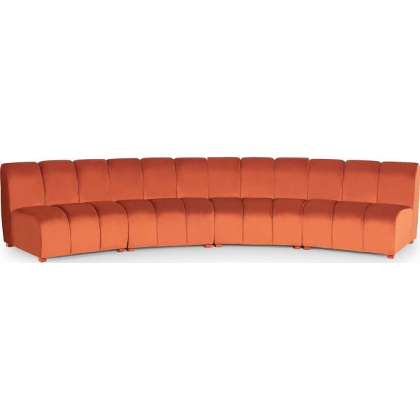 Carmine hjørnesofa - Oransje Carmine hjørnesofa - Oransje
