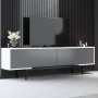 Force TV-stativ - Antrasitt/hvit/svart