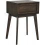 Isak nattbord - Brun eikefiner