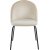 Giovani Velvet stol - Lysbeige/svart