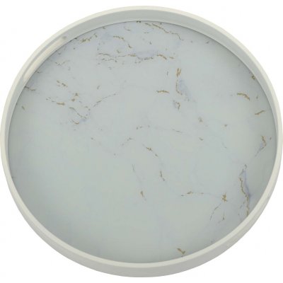 Charmion serveringsbrett - Hvit marmor