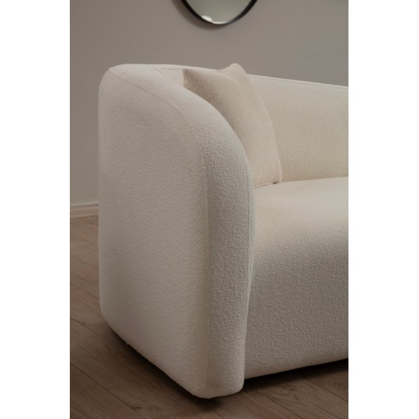 Asis 3-seters sofa - Krem Asis 3-seters sofa - Krem