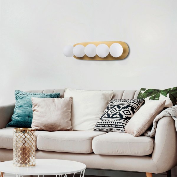 Brønnvegglampe 11731 - Gull Brønnvegglampe 11731 - Gull