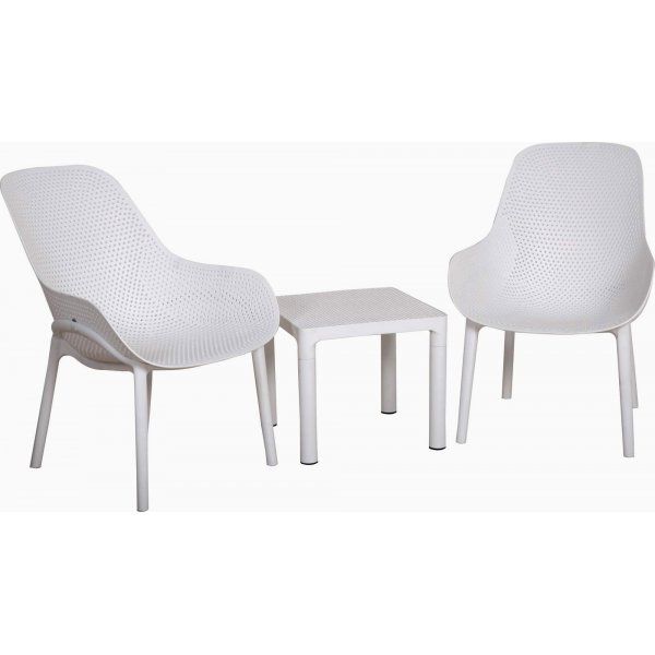 Flores loungegruppe - Hvit