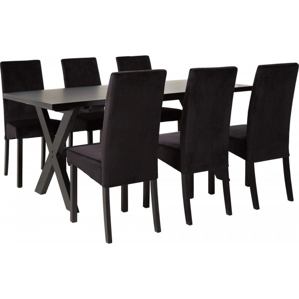 Ravn spisebord, 180 cm - Svart Ravn spisebord, 180 cm - Svart