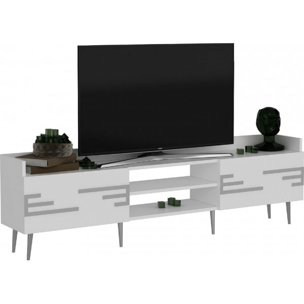 Garfo mediabenk - Hvit