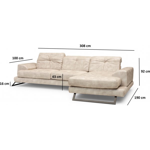 Frido divansofa - Beige Frido divansofa - Beige