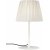 Agnar bordlampe for utendrs bruk med plissert skjerm - Beige/hvit - 57 cm