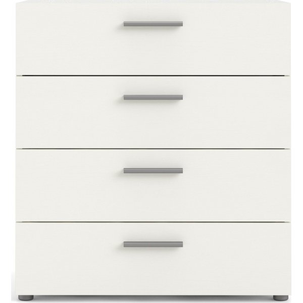 Pepe bred kommode med 4 skuffer - Hvit boks Pepe bred kommode med 4 skuffer - Hvit boks