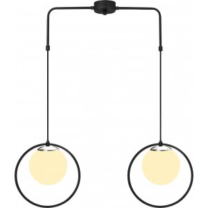 Dolly taklampe 4501 - Sort/hvit