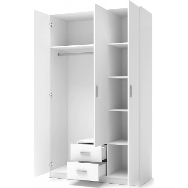 Abdel 3 garderobe - Hvit