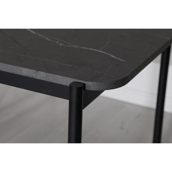 Wayne spisebord 180x90 cm - Grå marmorfolie + Flekkfjerner for møbler Wayne spisebord 180x90 cm - Grå marmorfolie + Flekkfjerner for møbler