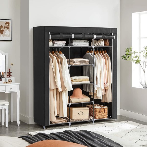 Katerina garderobe 150 x 175 cm - Sort Katerina garderobe 150 x 175 cm - Sort